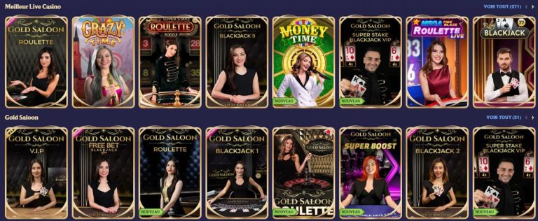 Divaspin Casino jeux live