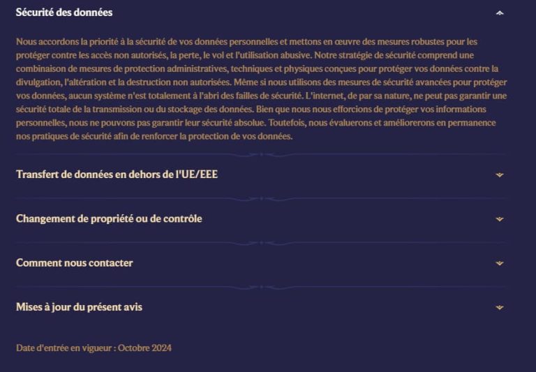 Divaspin Casino sécurité données